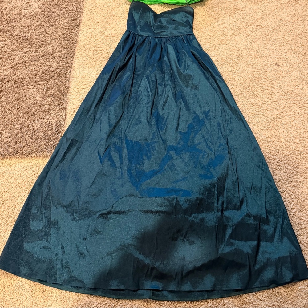 Windsor Strapless Teal Dress